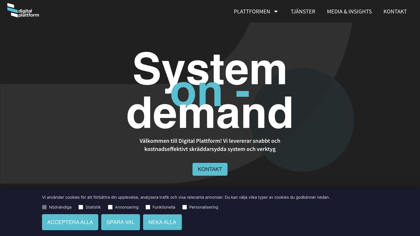 Digital Plattform — System on Demand — cover