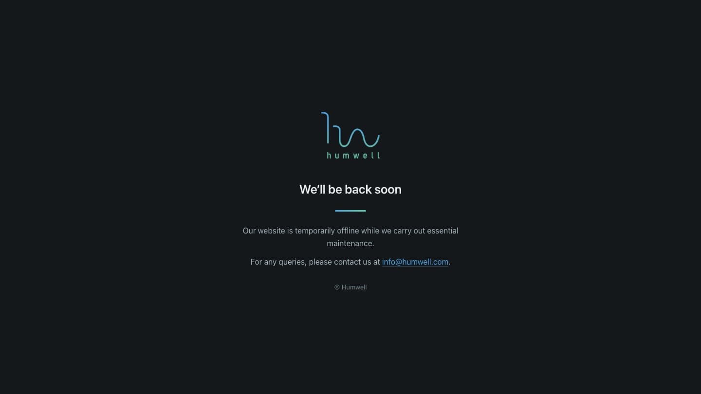 Humwell — Telehealth Platform — cover