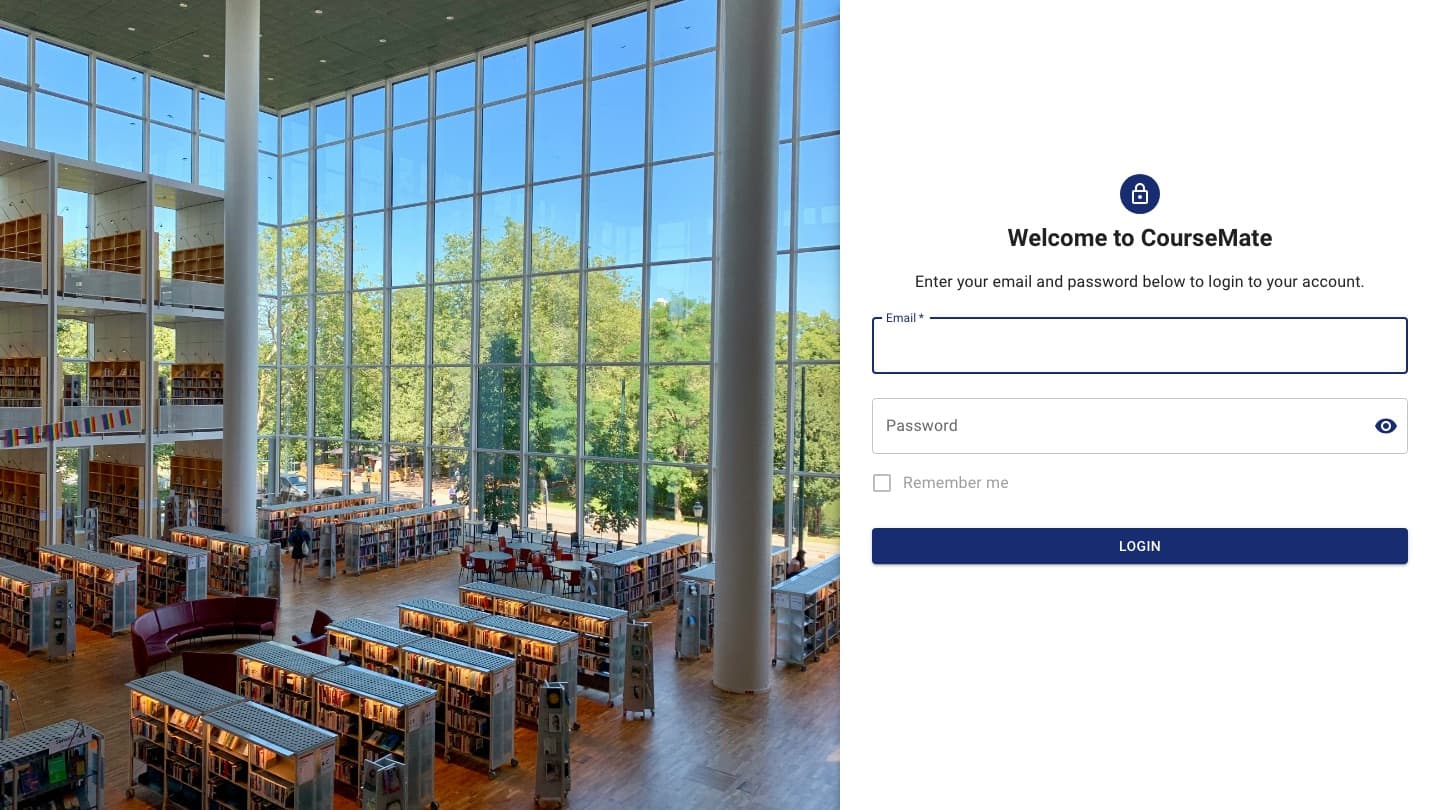 CourseMate — E-learning Platform, Admin Portal & Android App — screenshot